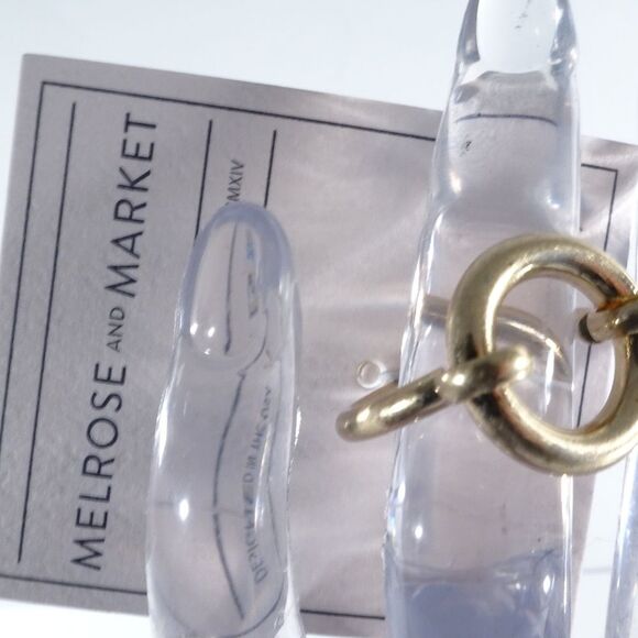 Nordstrom Melrose and market Open end Ring Sz 8 NWT 45 Antique GOLD - Picture 3 of 6